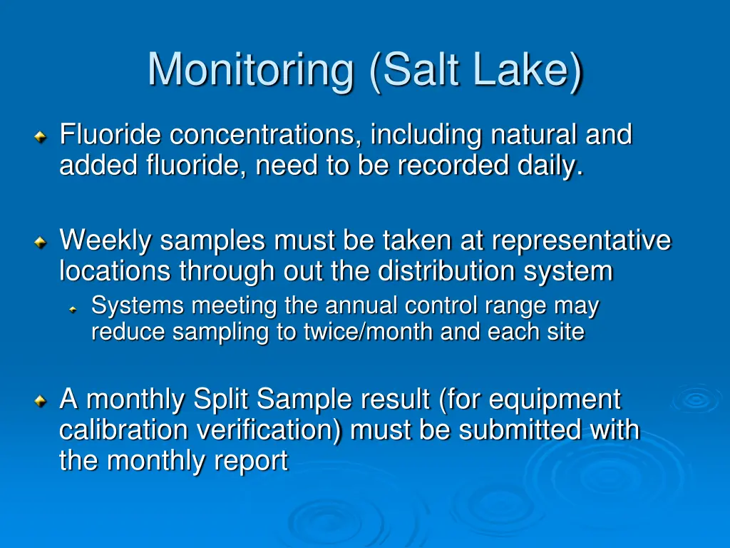 monitoring salt lake