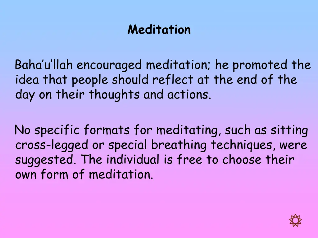 meditation 1