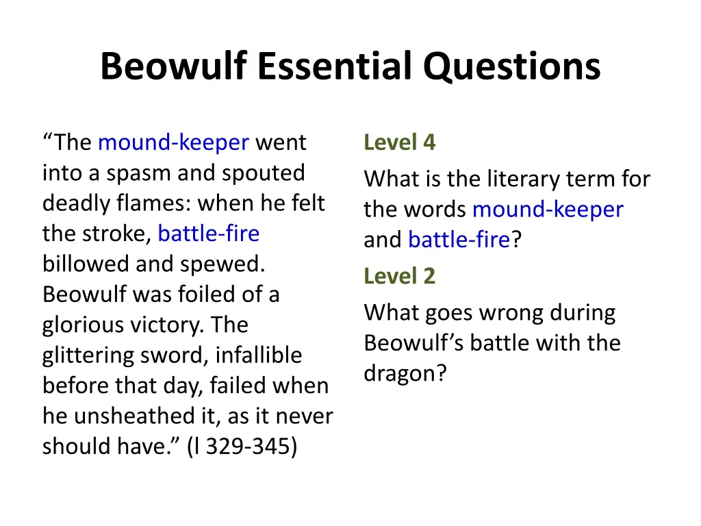 beowulf essential questions 3