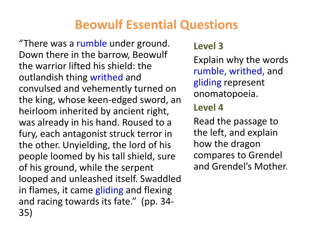 beowulf essential questions 4