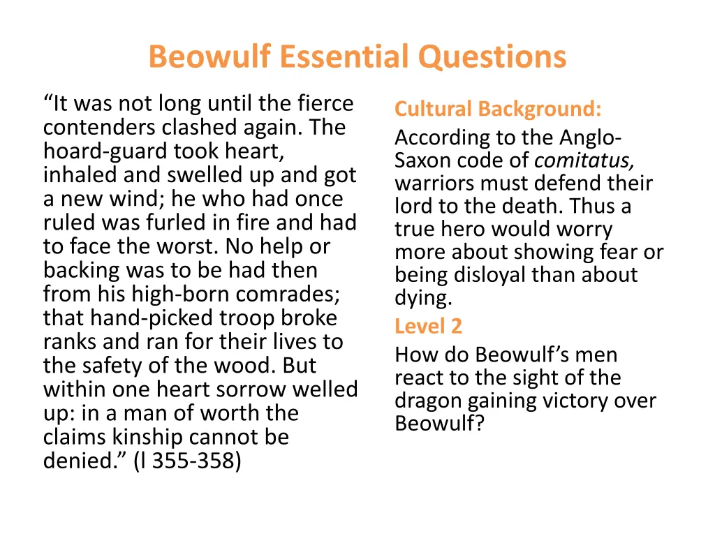 beowulf essential questions 6