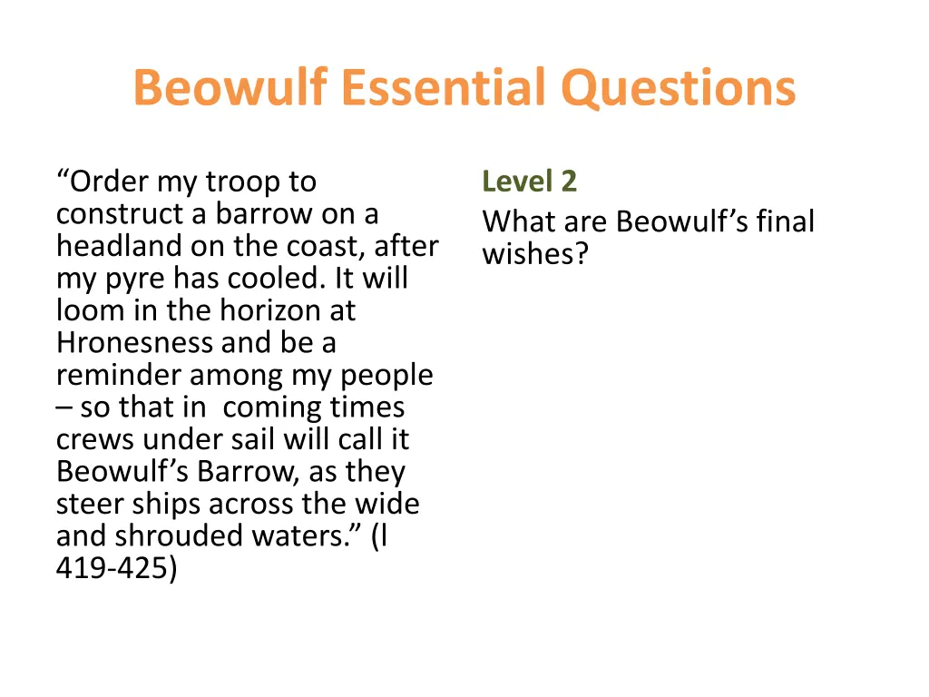 beowulf essential questions 9