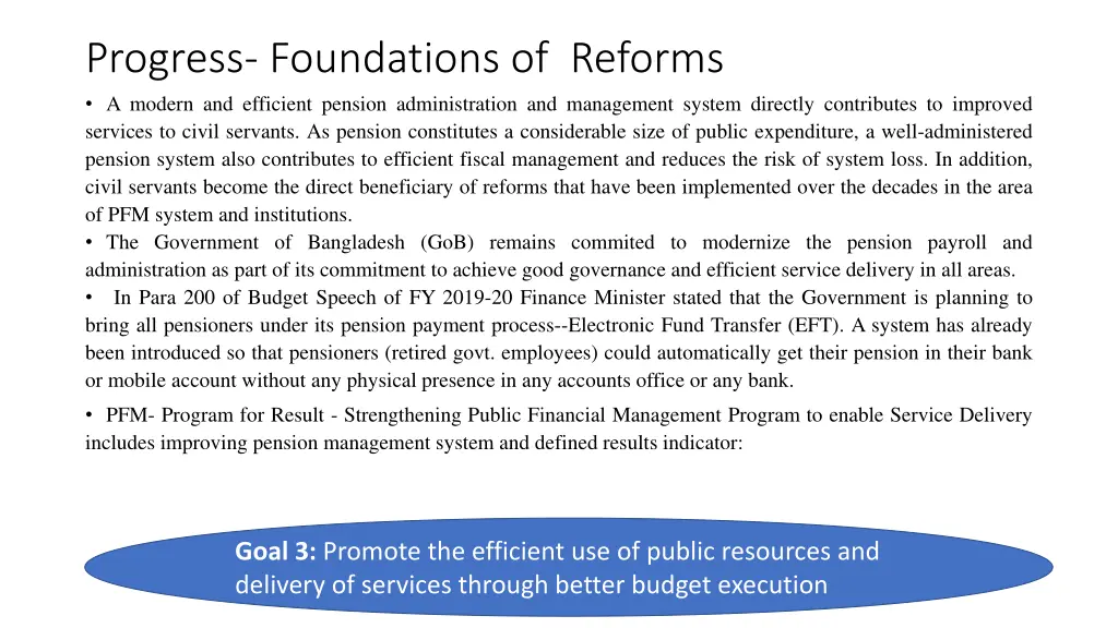 progress foundations of reforms a modern