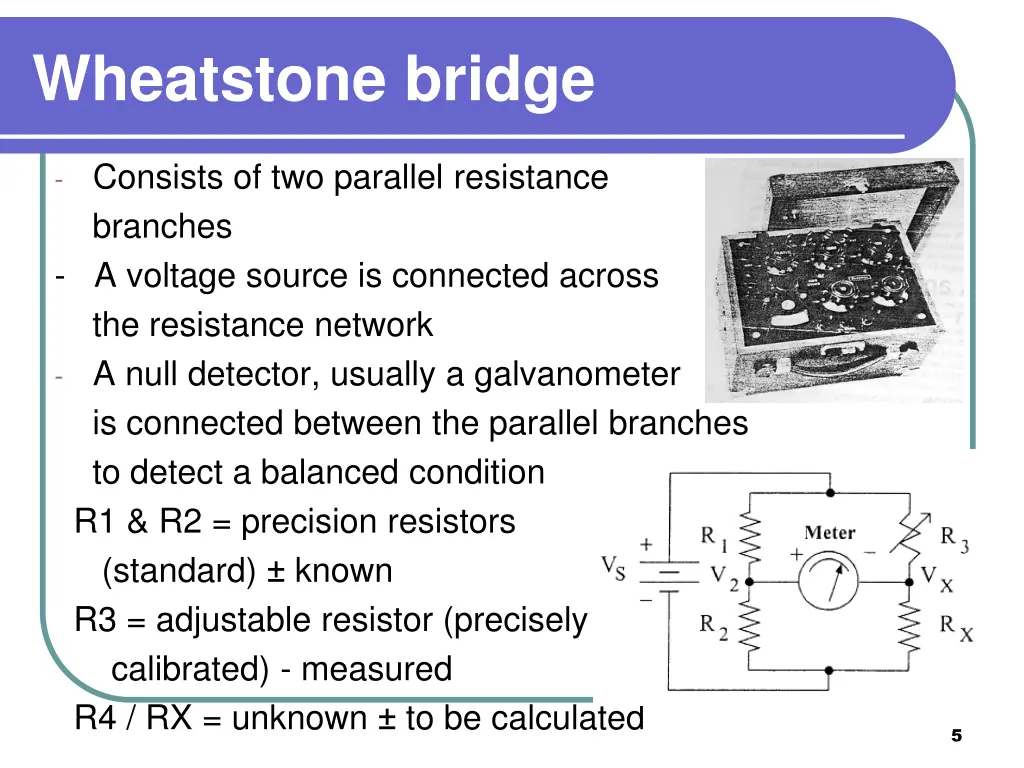 wheatstone bridge