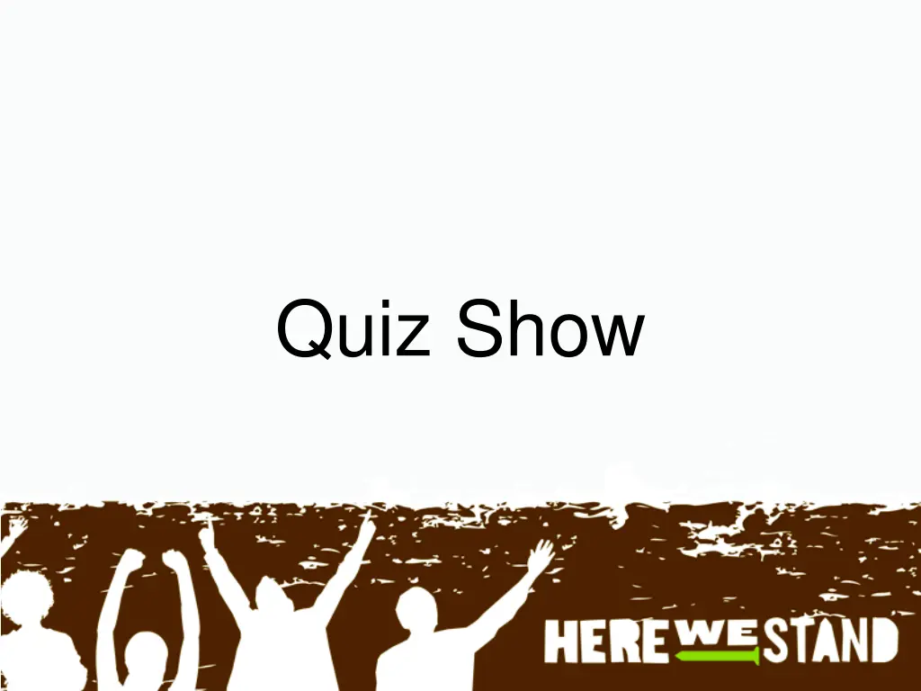 quiz show