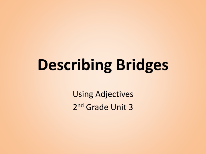 describing bridges