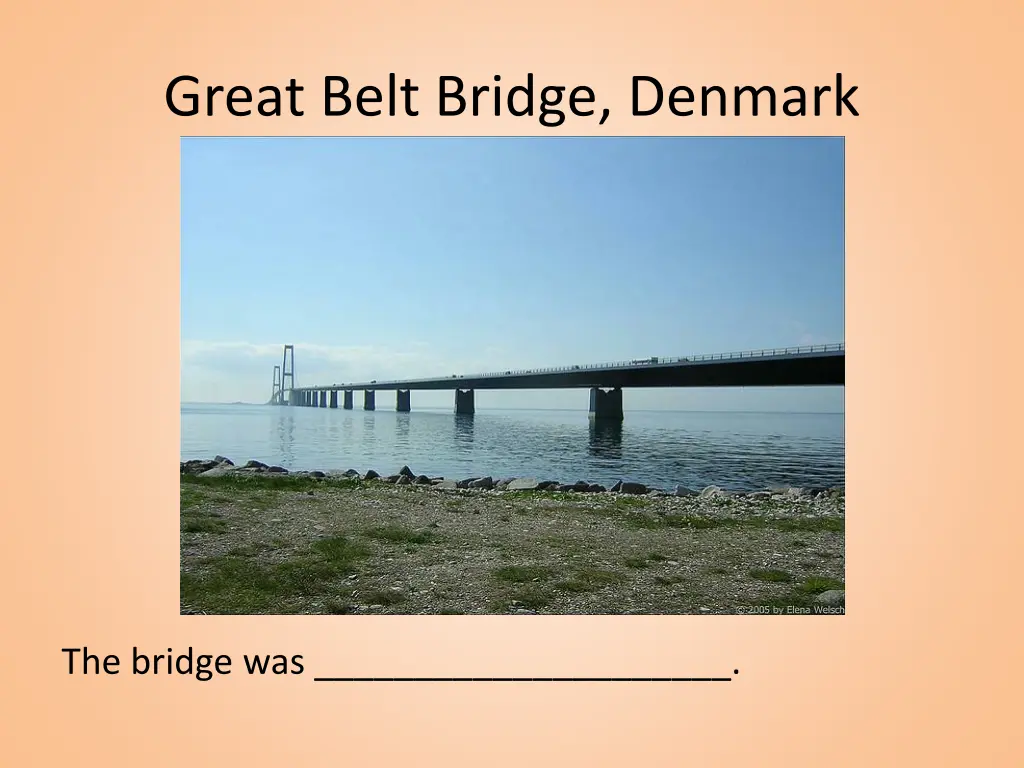 great belt bridge denmark