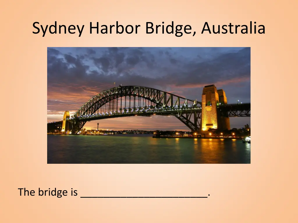 sydney harbor bridge australia