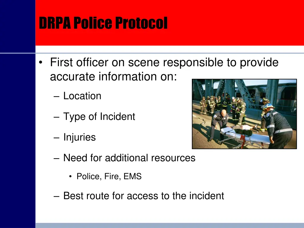 drpa police protocol