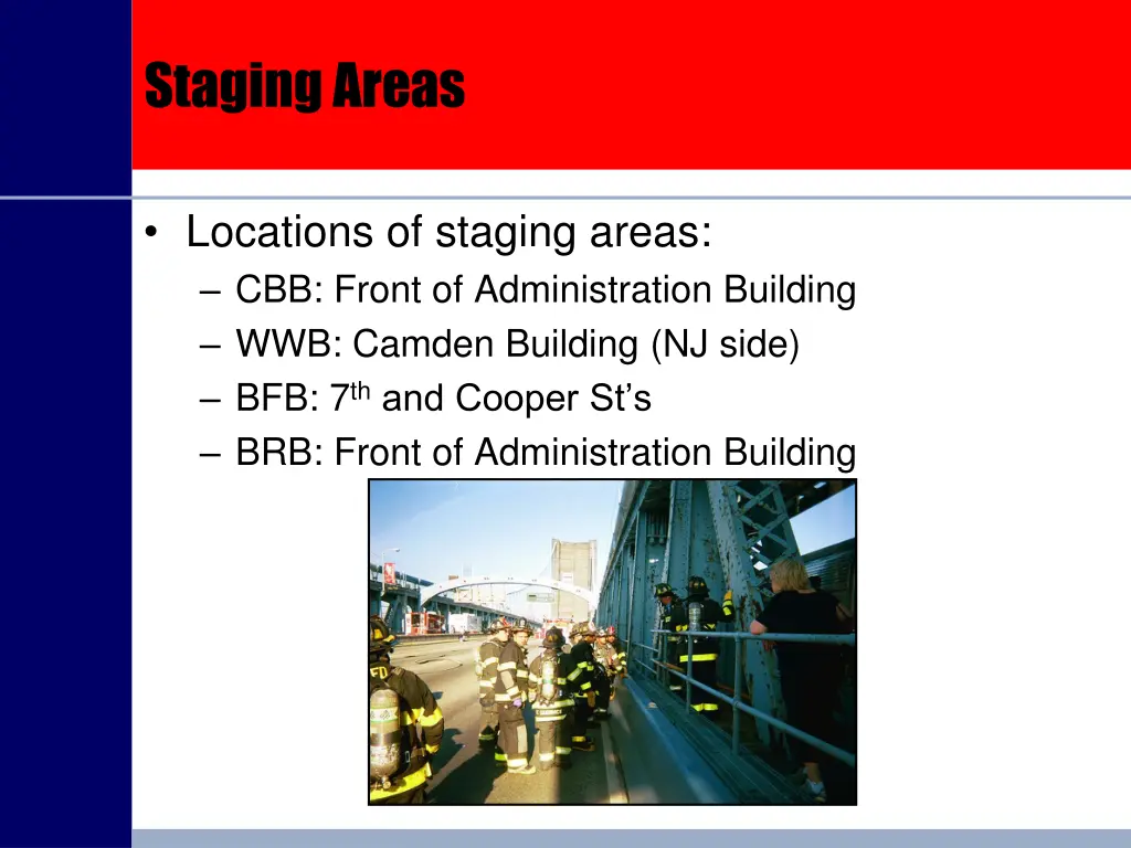 staging areas 1