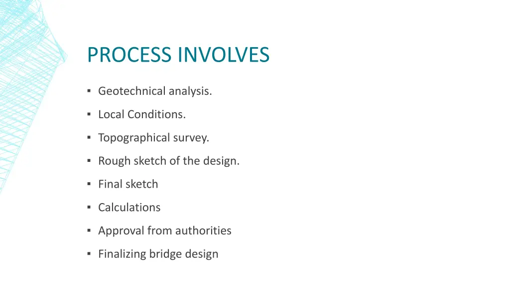 process involves