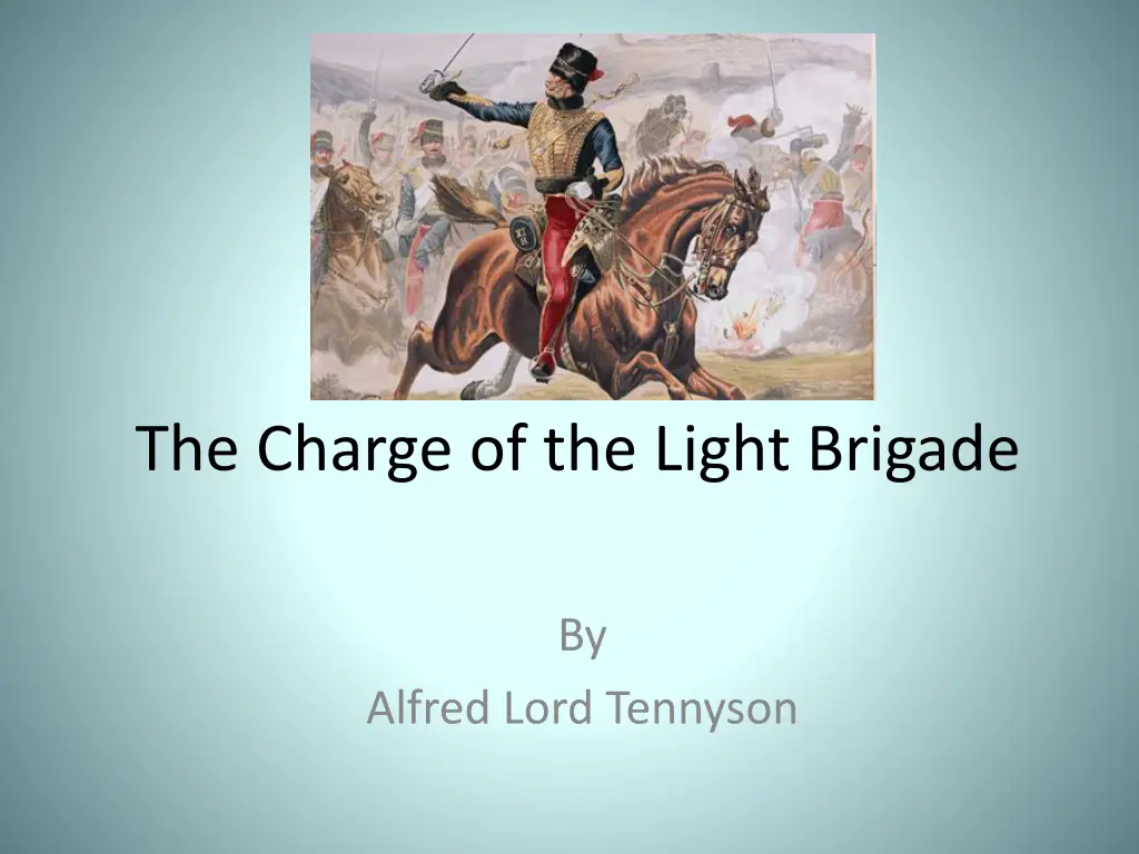 the charge of the light brigade