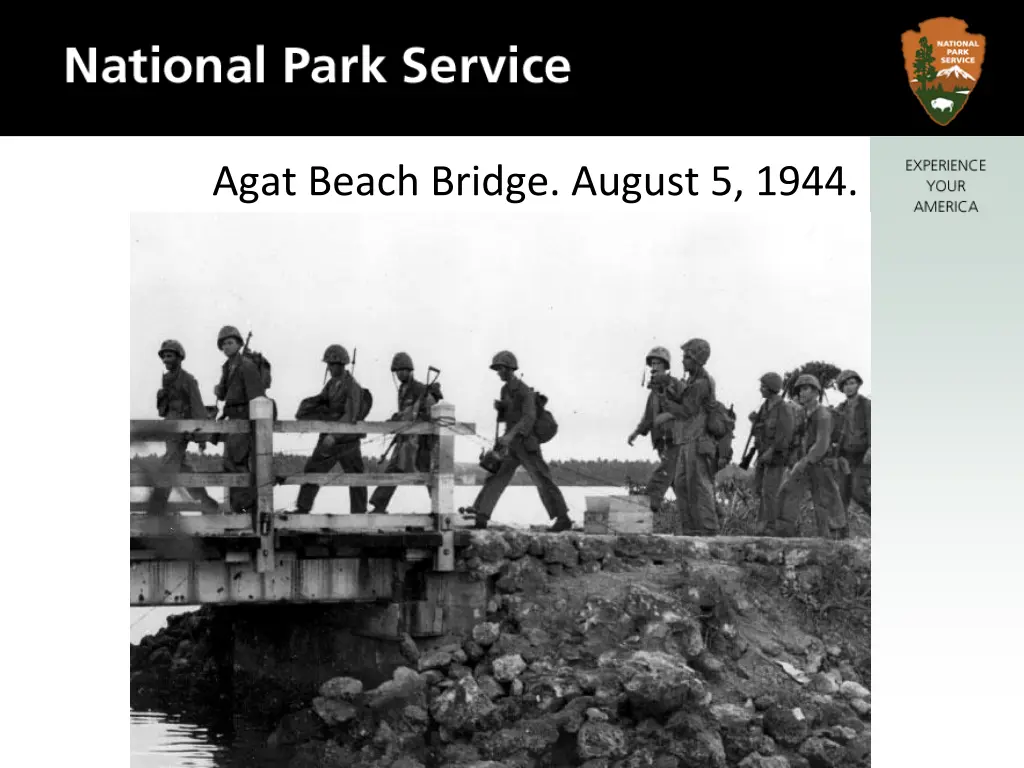 agat beach bridge august 5 1944