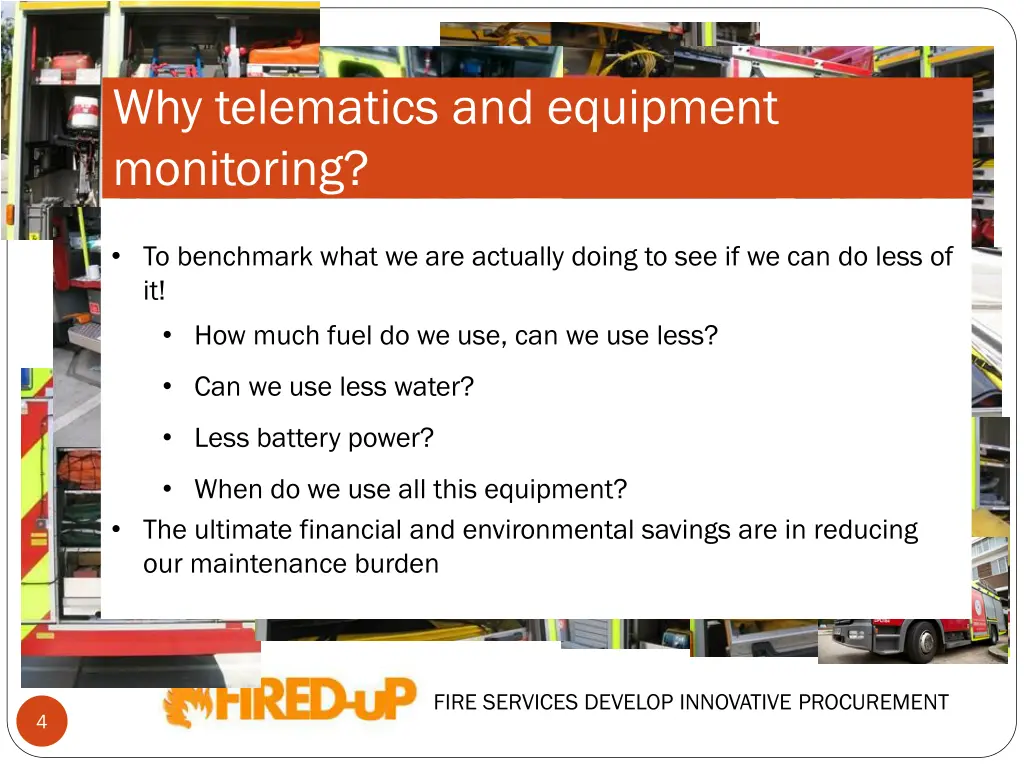 why telematics and equipment monitoring