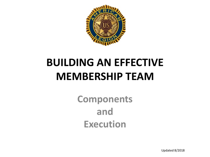 building an effective membership team