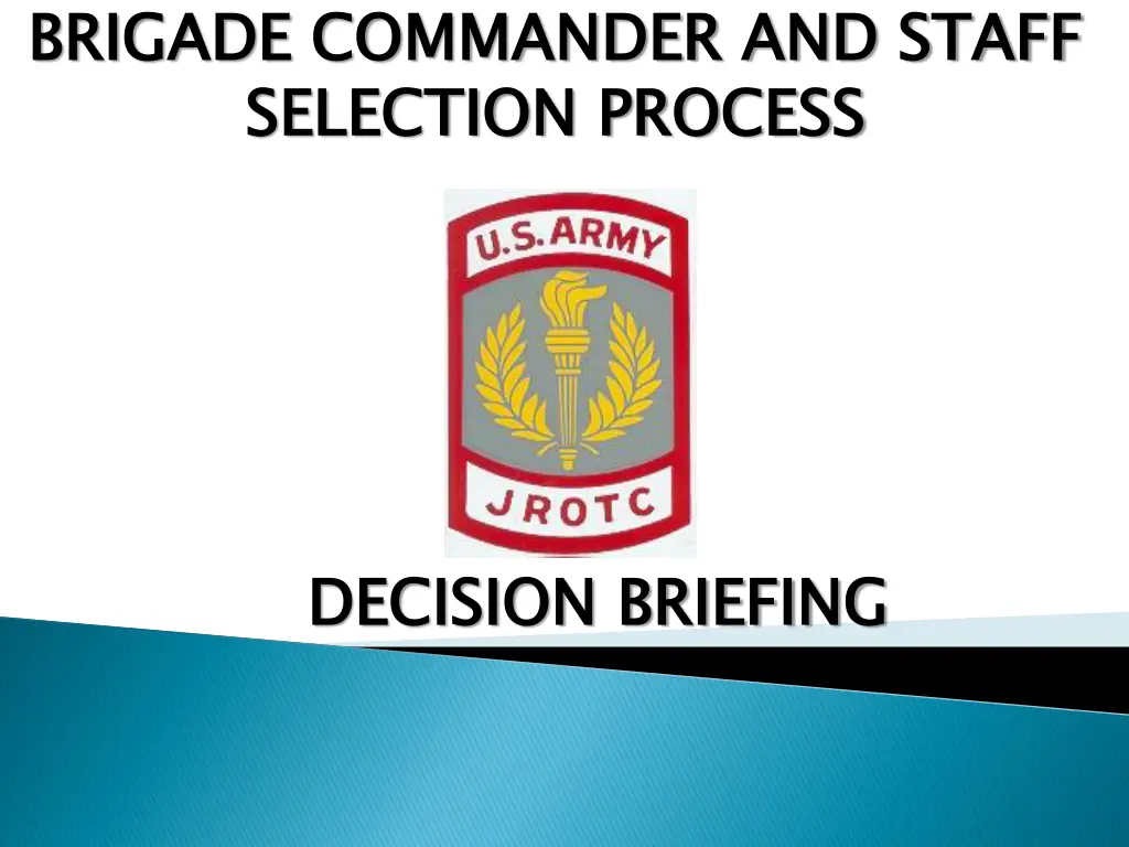 brigade commander and staff selection process 1