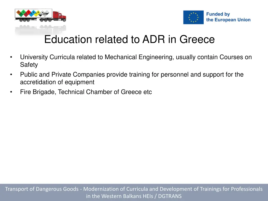 education related to adr in greece