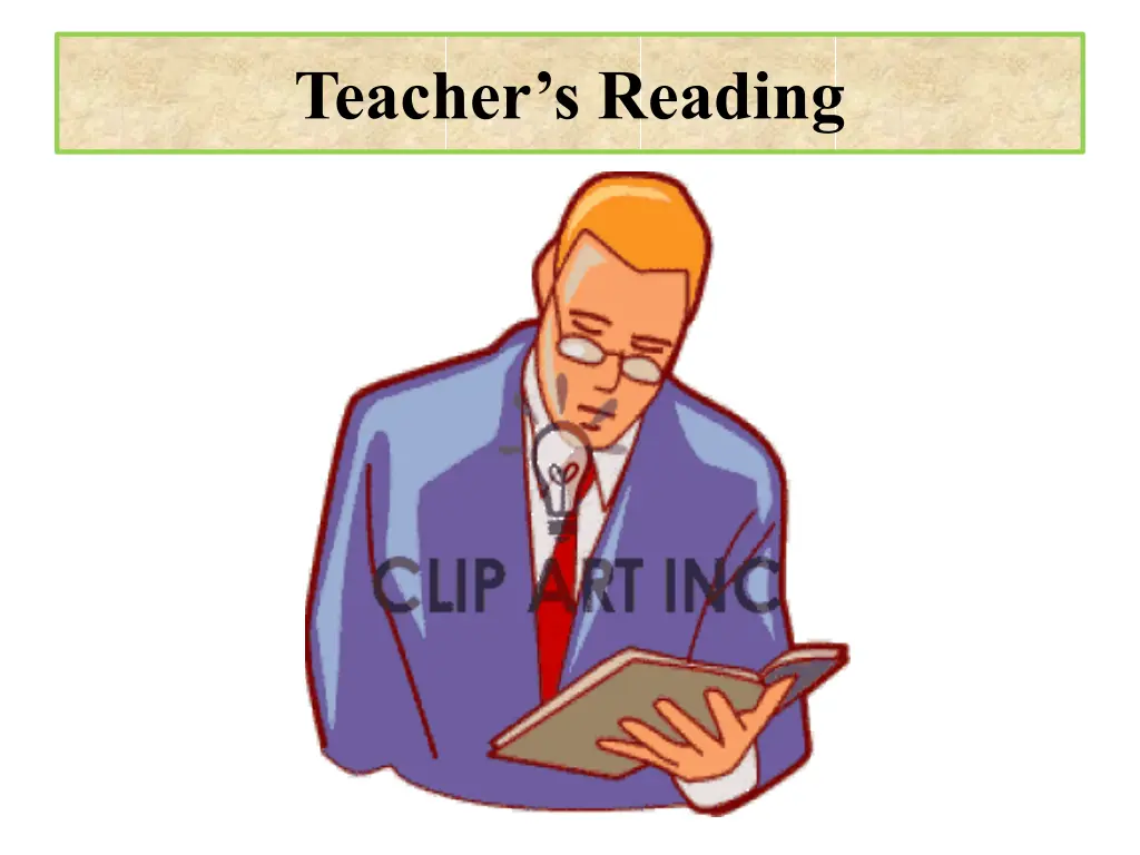 teacher s reading