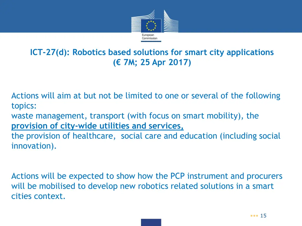 ict 27 d robotics based solutions for smart city