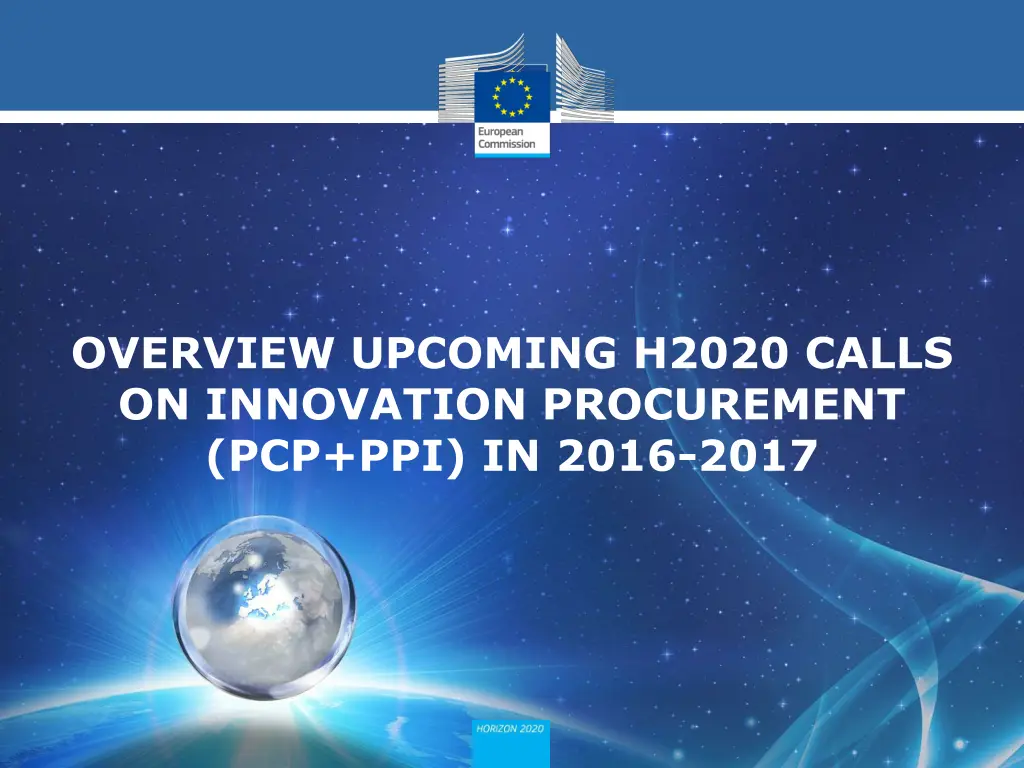 overview upcoming h2020 calls on innovation