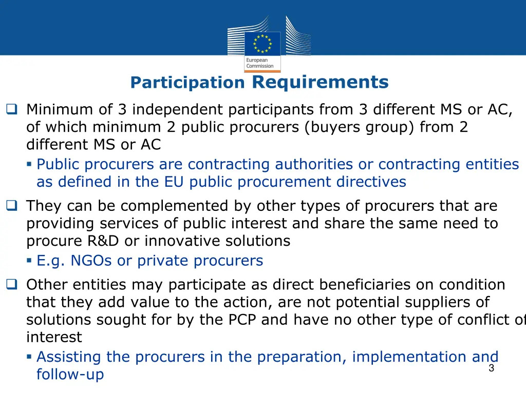 participation requirements