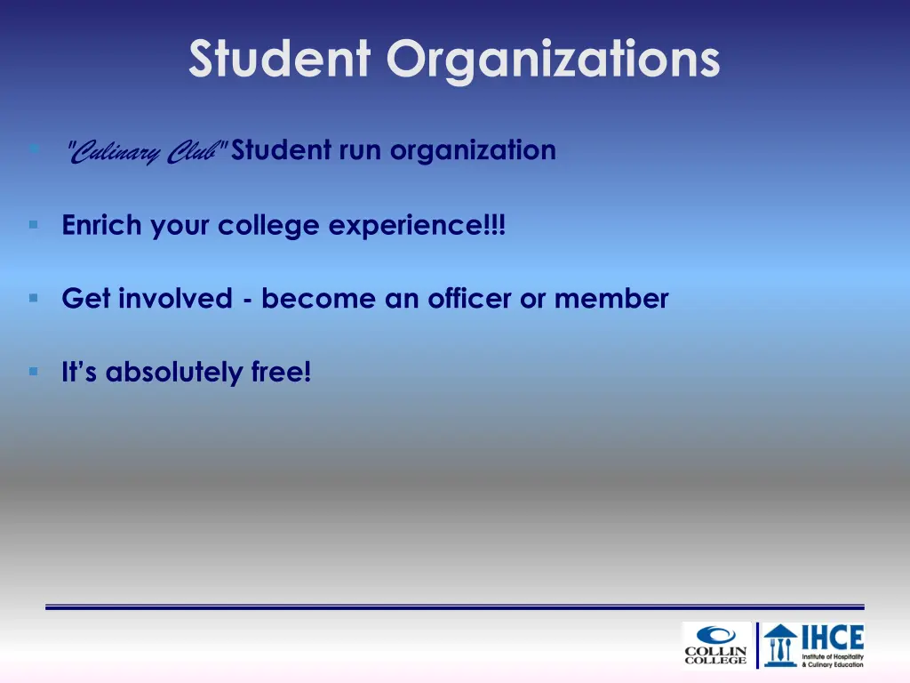 student organizations