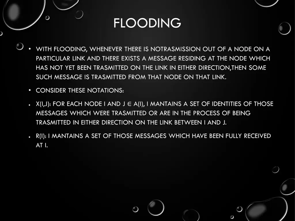 flooding