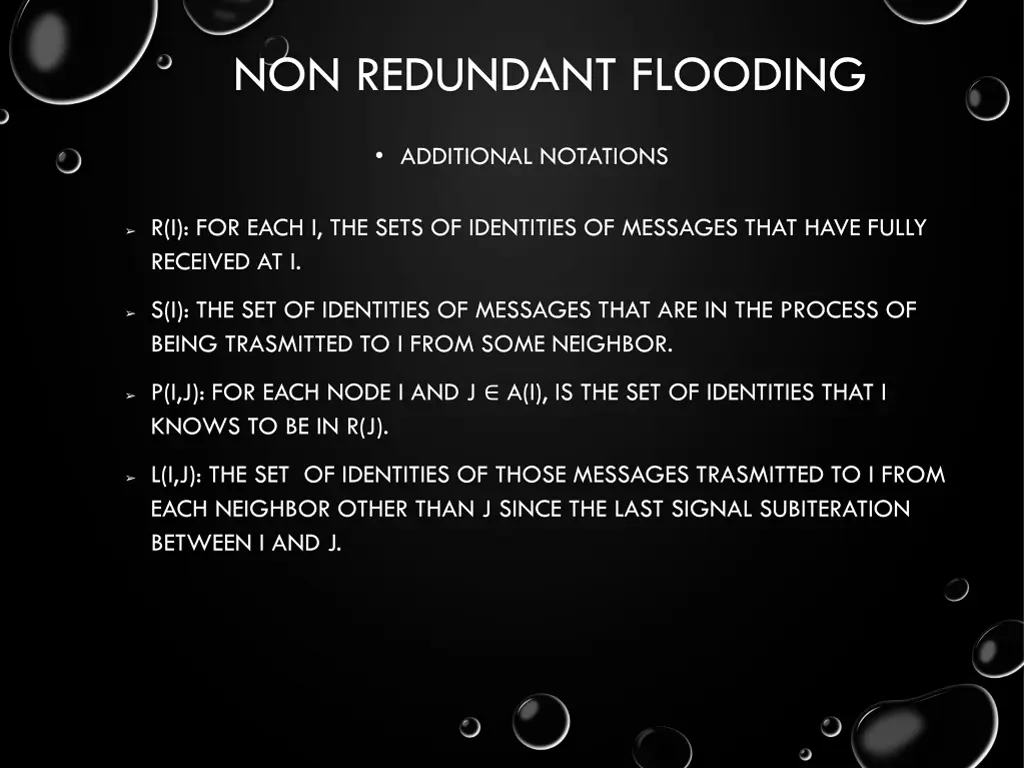 non redundant flooding 1