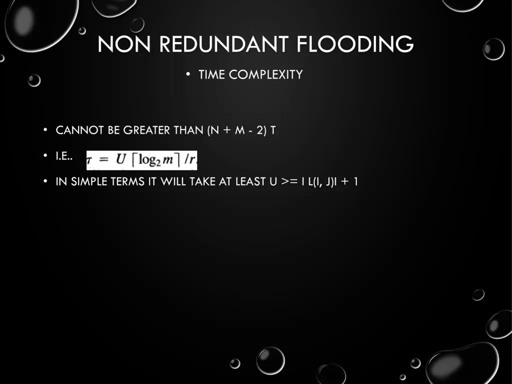 non redundant flooding 2