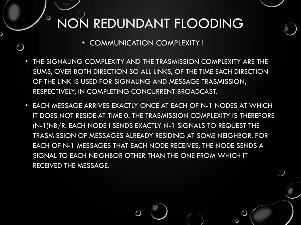 non redundant flooding 3