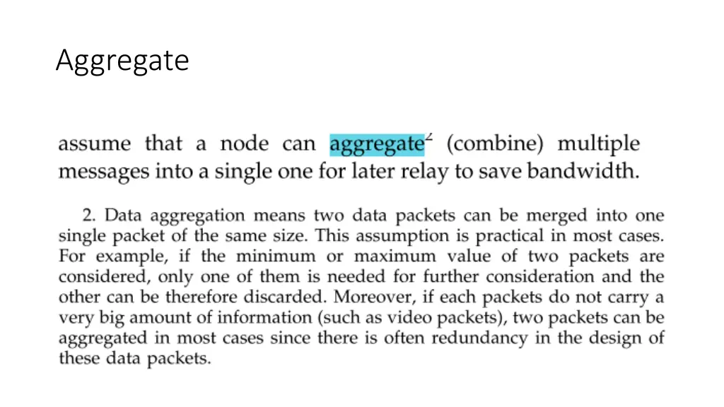 aggregate