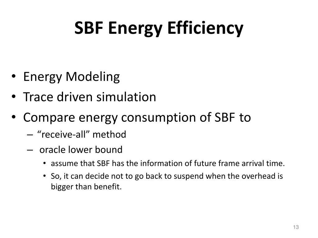 sbf energy efficiency