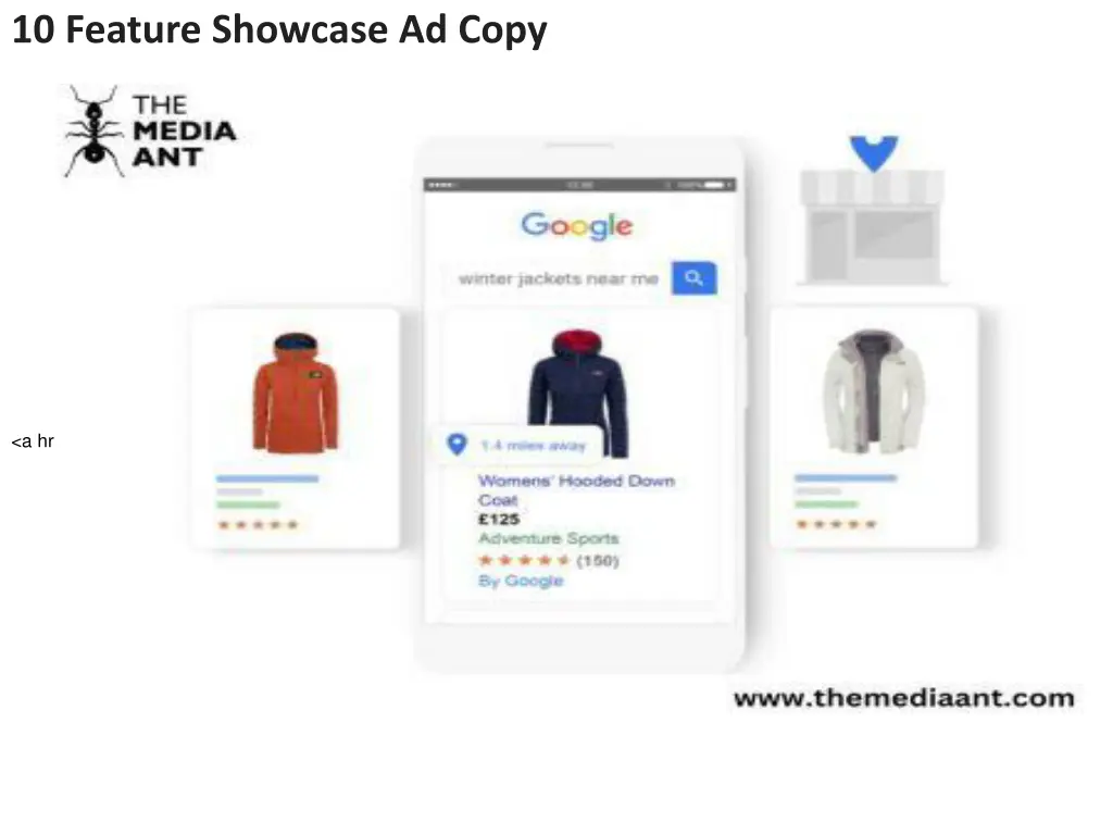 10 feature showcase ad copy