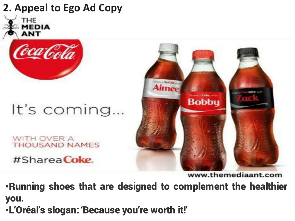 2 appeal to ego ad copy