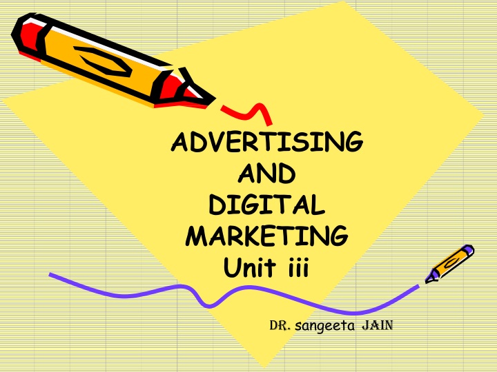 advertising and digital marketing unit iii