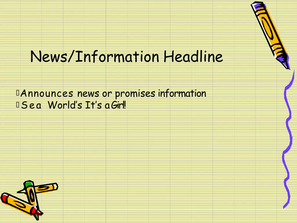 news information headline