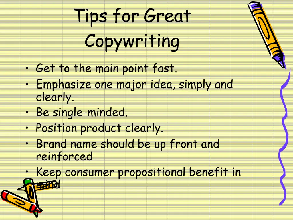 tips for great copywriting