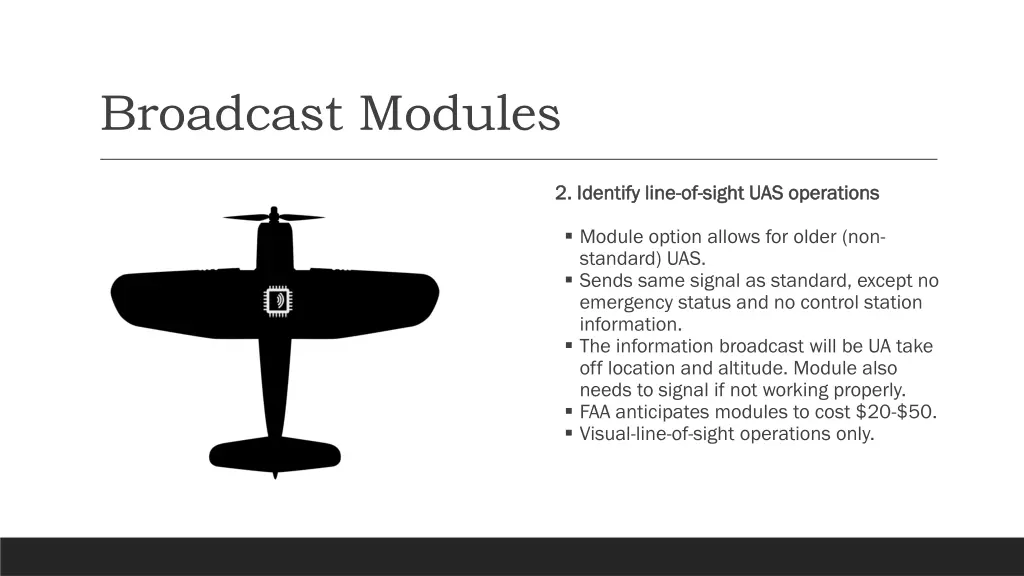 broadcast modules