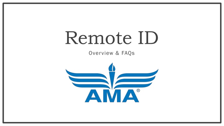 remote id overview faqs