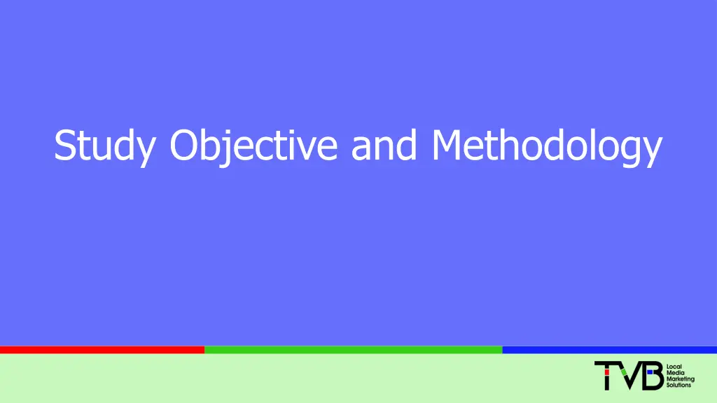 study objective and methodology