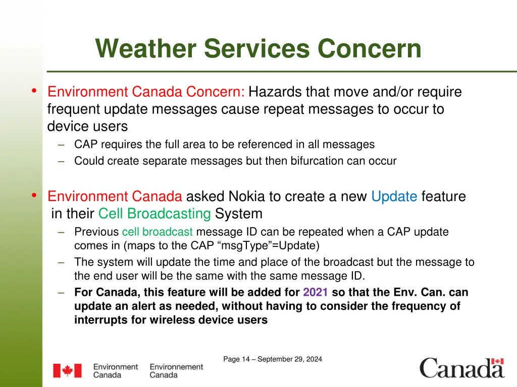 weather services concern