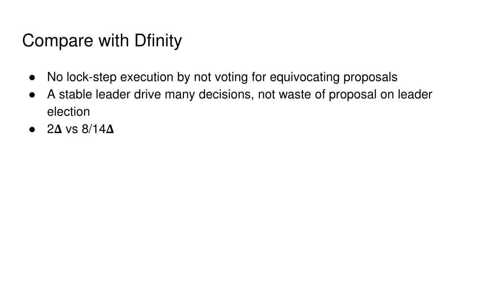 compare with dfinity