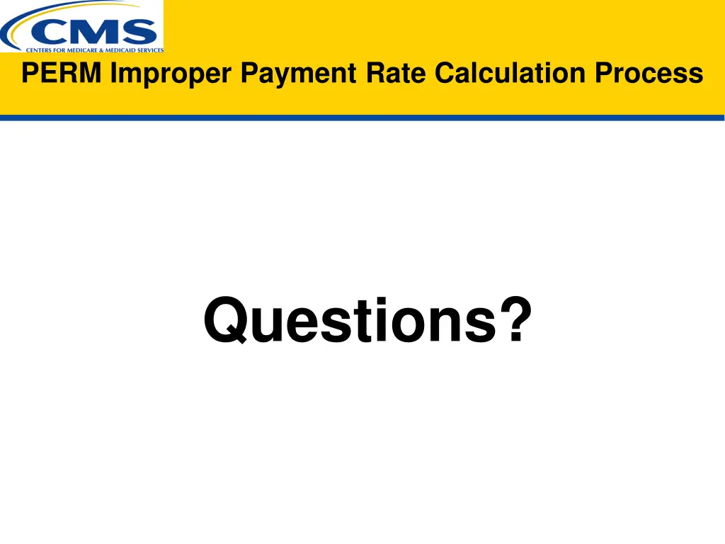 perm improper payment rate calculation process