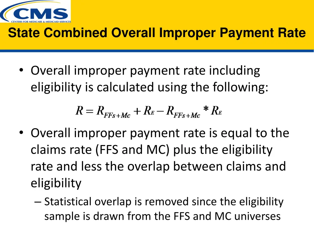 state combined overall improper payment rate