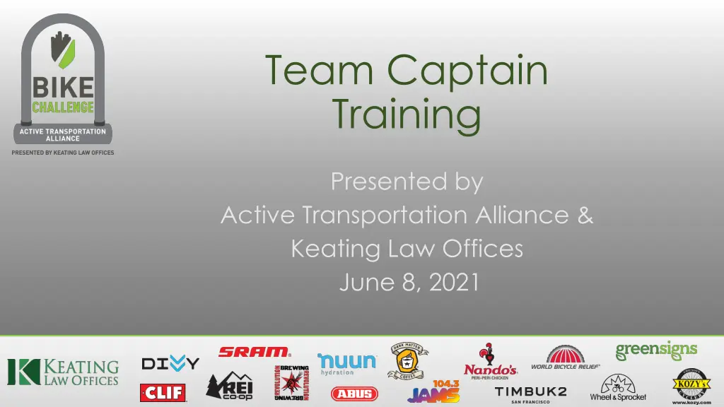 team captain training