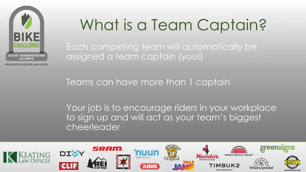 what is a team captain