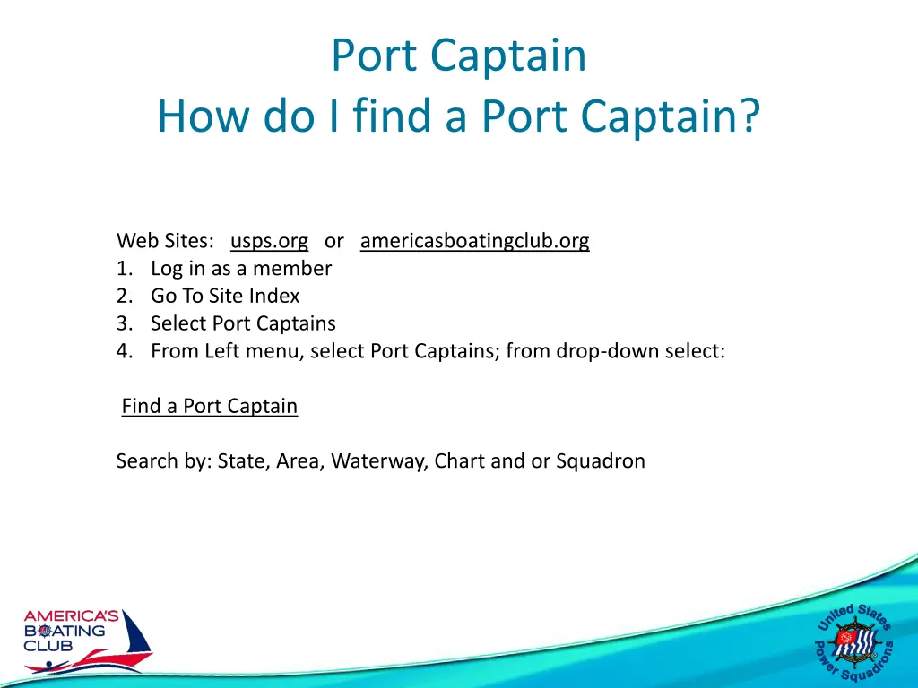 port captain