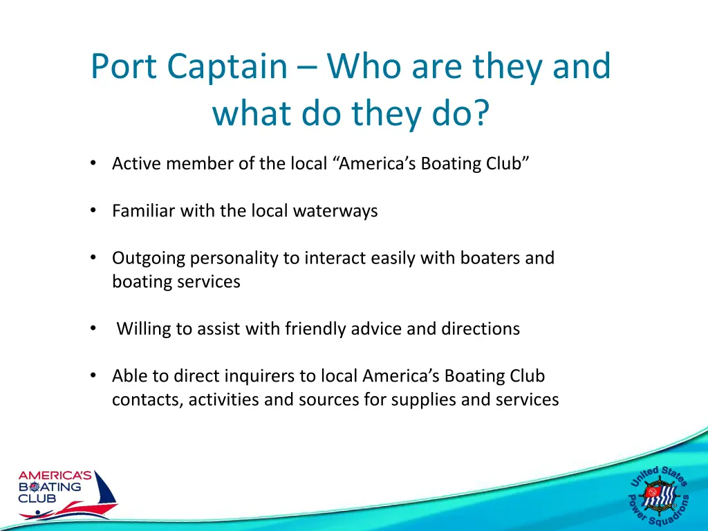 port captain who are they and what do they do