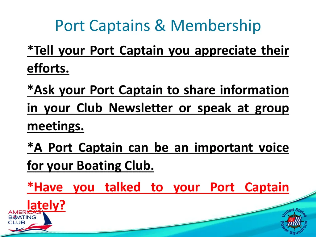 port captains membership 2