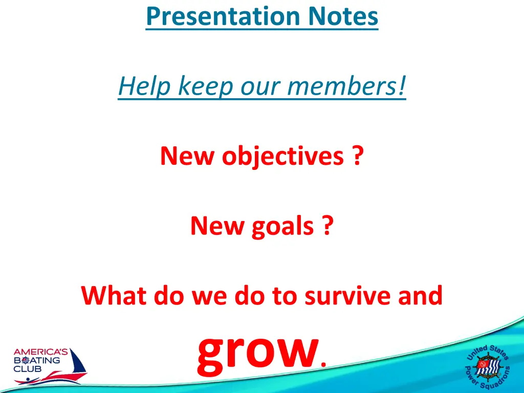 presentation notes